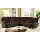 Maybell Brown SECTIONAL, BROWN - Star USA Furniture Inc