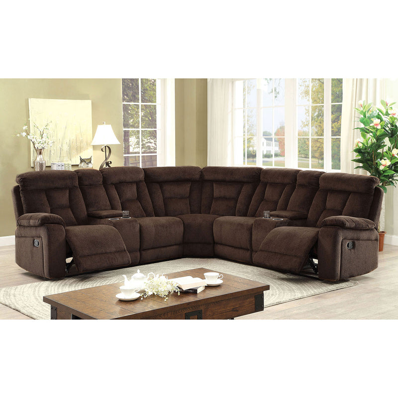Maybell Brown SECTIONAL, BROWN