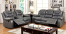 GRANDOLF Gray Sofa + Love Seat - Star USA Furniture Inc