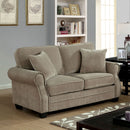 LYNNE Beige Love Seat - Star USA Furniture Inc