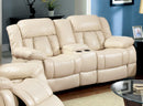 Barbado Ivory Love Seat w/ 2 Recliners - Star USA Furniture Inc