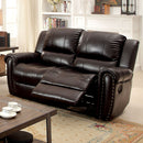 FOXBORO Dark Brown Love Seat - Star USA Furniture Inc