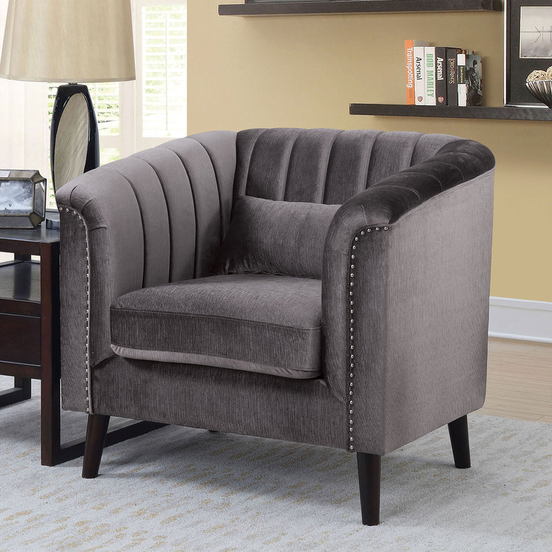 Dawn Gray Chair - Star USA Furniture Inc