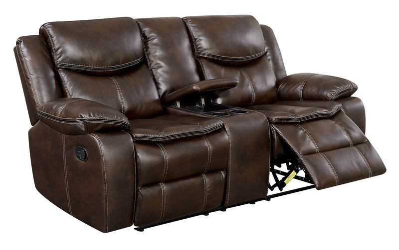 Pollux Brown Love Seat