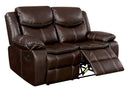 Pollux Brown Console Love Seat - Star USA Furniture Inc