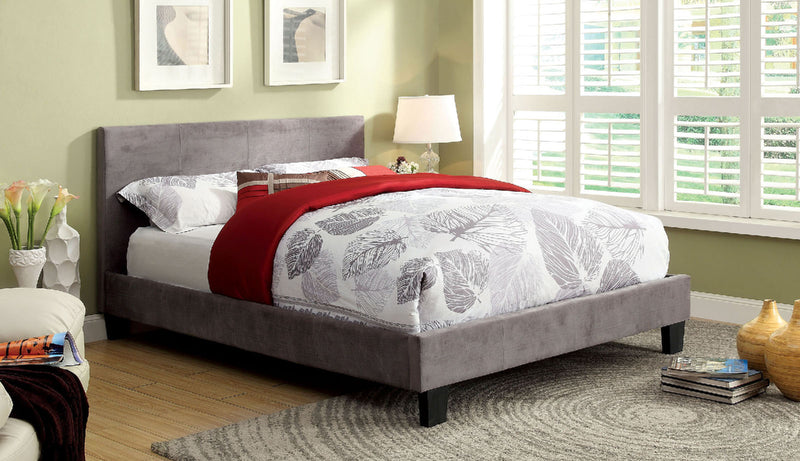 Winn park Gray Fabric Queen Bed