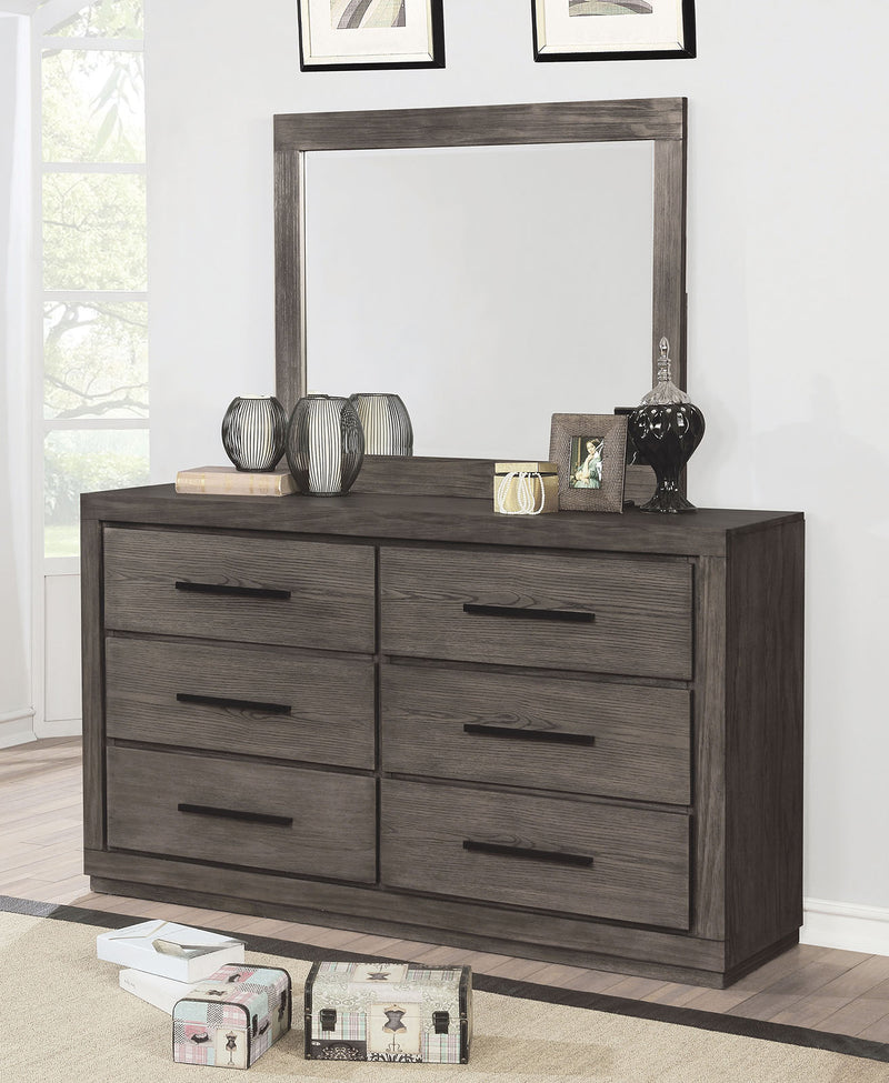 Oakes Weathered Warm Gray Dresser - Star USA Furniture Inc