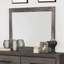 Oakburn Weathered Warm Gray Mirror - Star USA Furniture Inc
