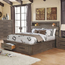 Oakburn Weathered Warm Gray 4 Pc. Queen Bedroom Set w/ Jewelry Box - Star USA Furniture Inc
