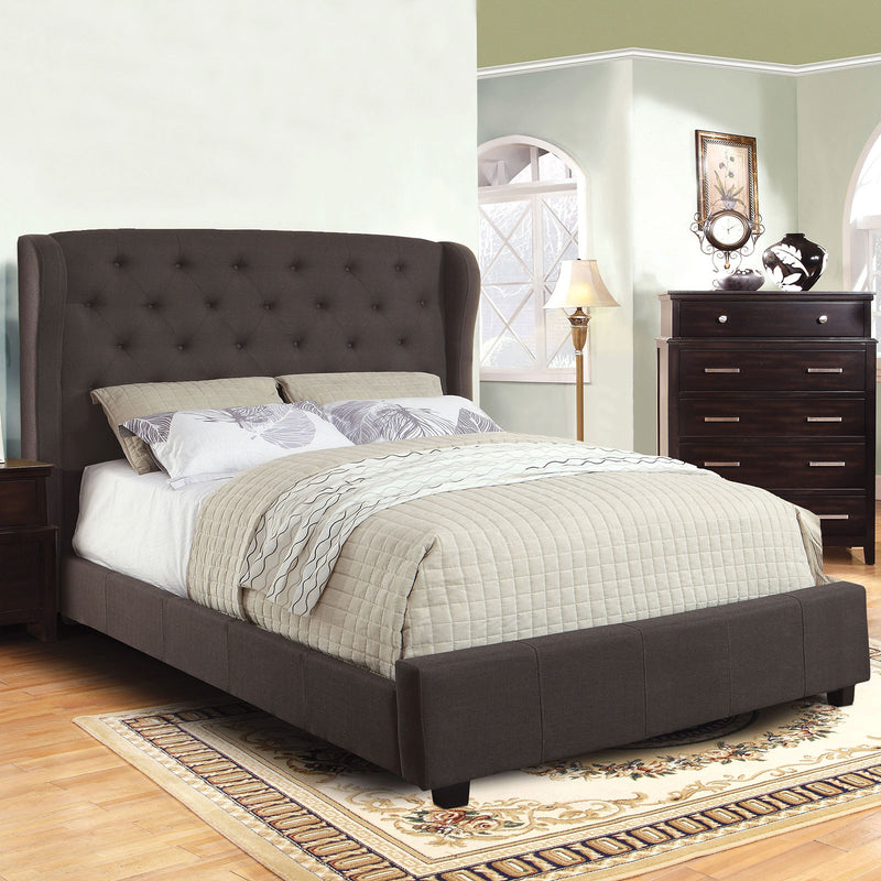 Fontes Gray Queen Bed - Star USA Furniture Inc