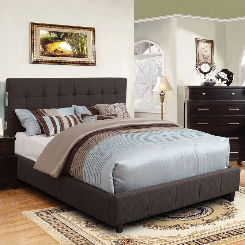 Dillan Gray E.King Bed - Star USA Furniture Inc