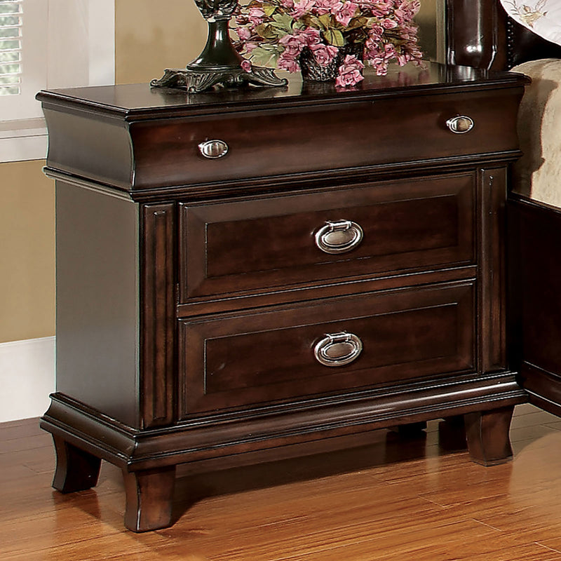 Arden Brown Cherry Night Stand - Star USA Furniture Inc