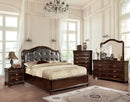 Arden Brown Cherry 5 Pc. Queen Bedroom Set w/ 2NS - Star USA Furniture Inc