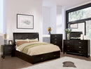 Enrico III Espresso 5 Pc. Queen Bedroom Set w/ 2NS - Star USA Furniture Inc