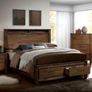 ELKTON Oak Cal.King Bed - Star USA Furniture Inc