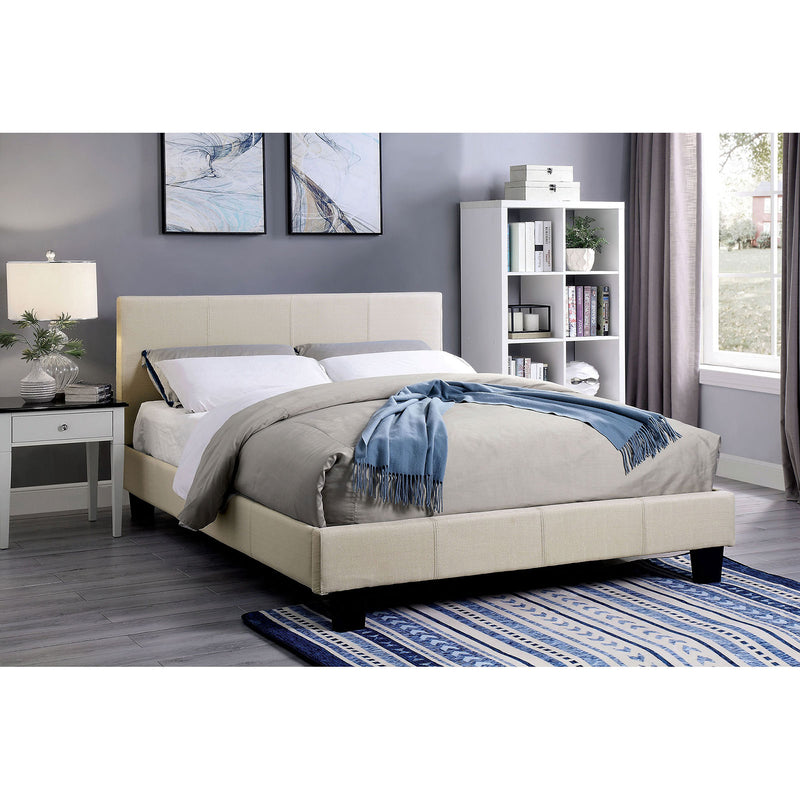 Sims Beige Cal.King Bed - Star USA Furniture Inc