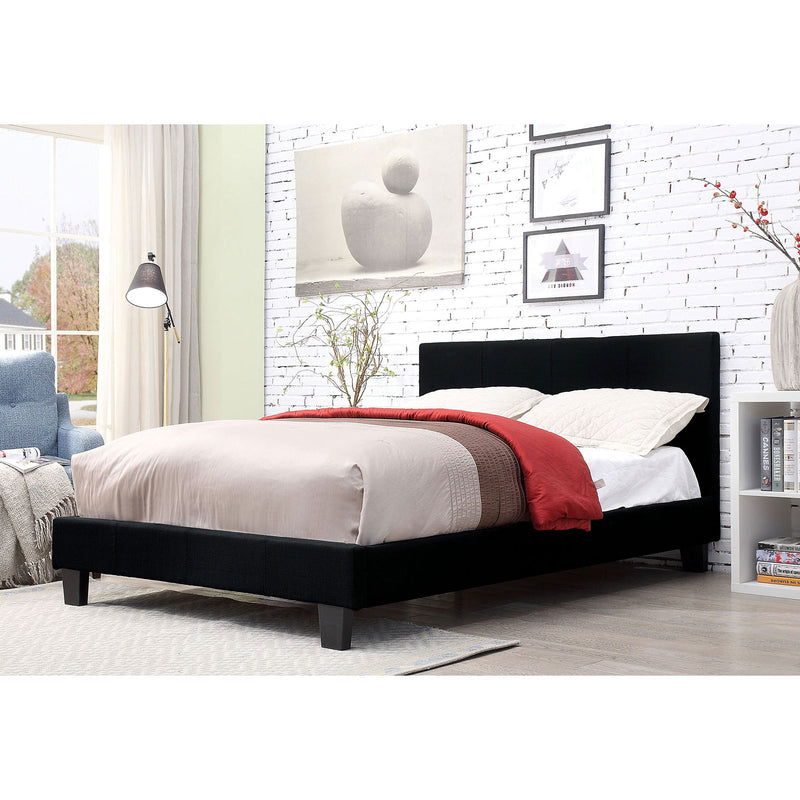 Sims Black Queen Bed - Star USA Furniture Inc