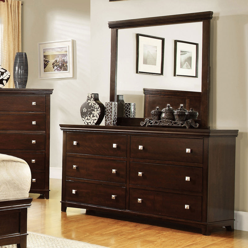 Spruce Brown Cherry Dresser - Star USA Furniture Inc