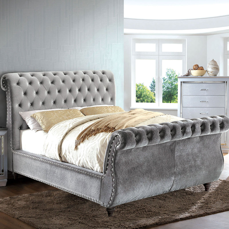 Noella Gray Queen Bed