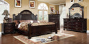 Syracuse Dark Walnut 5 Pc. Queen Bedroom Set w/ Chest - Star USA Furniture Inc