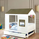 COBIN Gray/White Full Size House Bed - Star USA Furniture Inc
