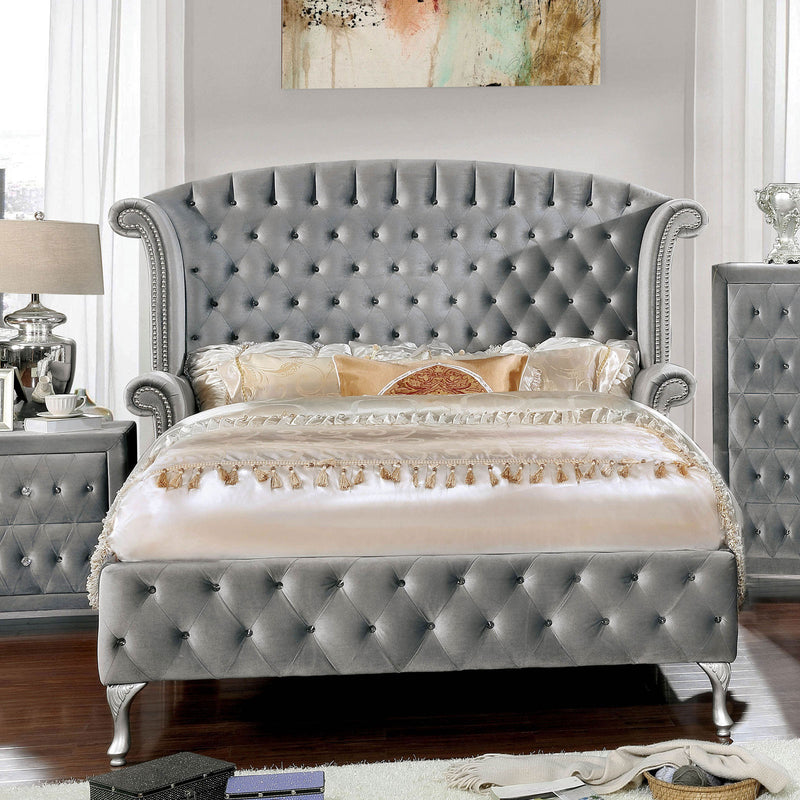 Alzir Gray Queen Bed