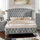 Alzir Gray E.King Bed - Star USA Furniture Inc