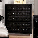 Alzire Black Chest - Star USA Furniture Inc