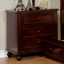 OLIVIA Dark Walnut Night Stand - Star USA Furniture Inc