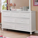 OLIVIA White Dresser - Star USA Furniture Inc