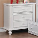 OLIVIA White Night Stand - Star USA Furniture Inc