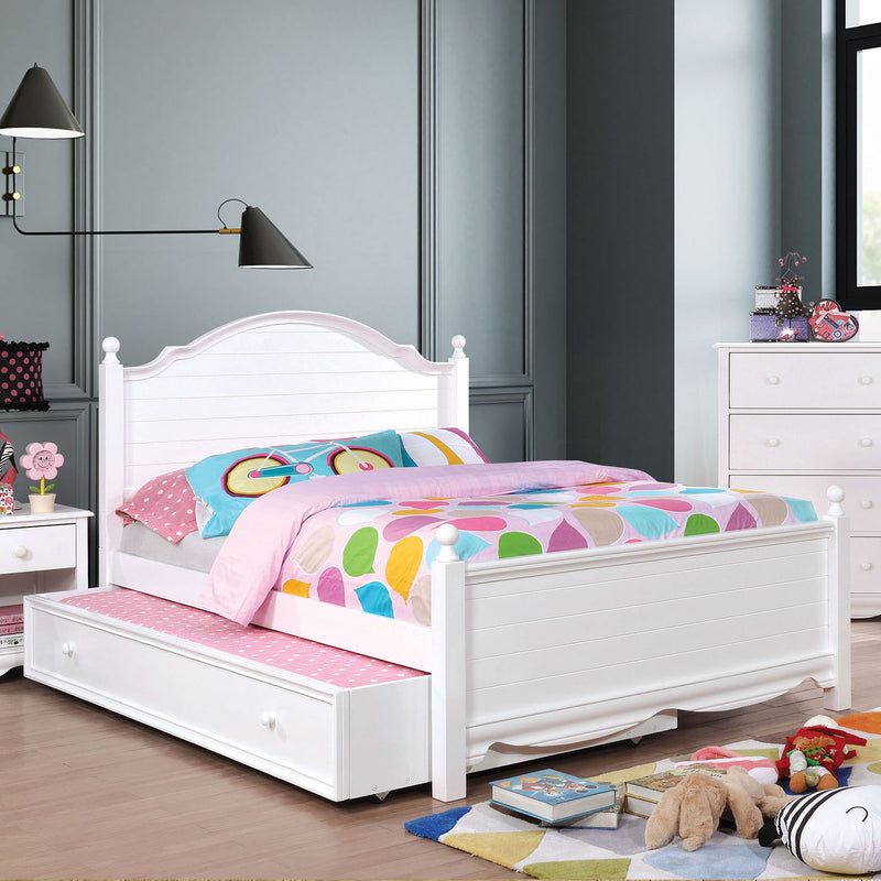 Dani White Twin Bed - Star USA Furniture Inc