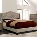 Carly Warm Gray Cal.King Bed - Star USA Furniture Inc