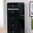 Ariston Black Swivel Chest - Star USA Furniture Inc