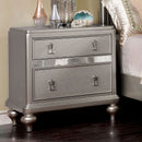 Ariston Silver Night Stand - Star USA Furniture Inc