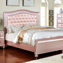 Ariston Rose Gold Queen Bed - Star USA Furniture Inc