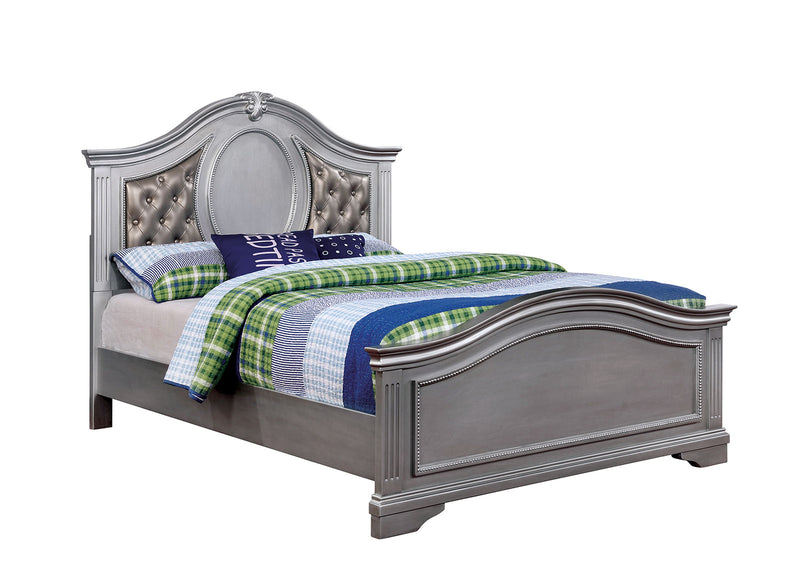 Claudia Silver Twin Bed