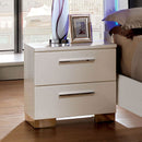 CLEMENTINE Glossy White Night Stand - Star USA Furniture Inc