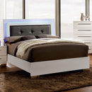 CLEMENTINE Glossy White Full Bed - Star USA Furniture Inc
