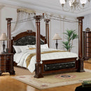 Mandalay Brown Cherry Cal.King Bed - Star USA Furniture Inc