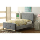 BARNEY Gray Twin Bed - Star USA Furniture Inc