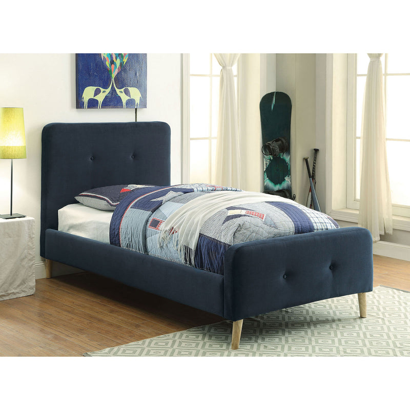 BARNEY Navy Twin Bed