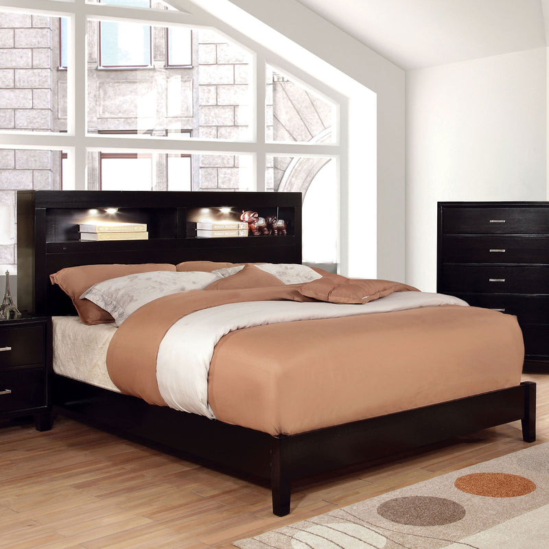 Gerico I Espresso Cal.King Bed - Star USA Furniture Inc