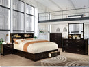 Gerico II Espresso 5 Pc. Queen Bedroom Set w/ Chest - Star USA Furniture Inc
