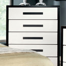 Rutger White/Black Chest - Star USA Furniture Inc