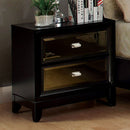 Golva Black/Gold Night Stand - Star USA Furniture Inc