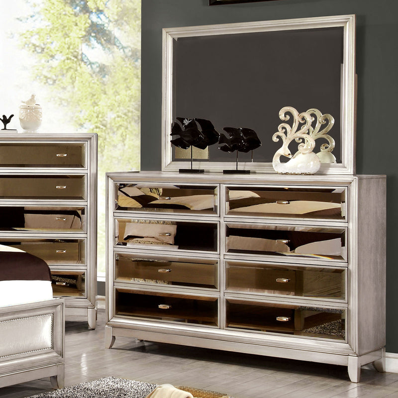 GOLVA Silver Dresser - Star USA Furniture Inc