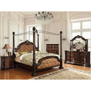 Monte Vista II Dark Brown/Brown Cherry 5 Pc. Queen Bedroom Set w/ 2NS - Star USA Furniture Inc