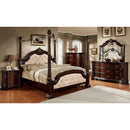 Monte Vista I Ivory/Brown Cherry 4 Pc. Queen Bedroom Set - Star USA Furniture Inc