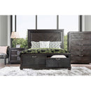 Argyros Espresso 5 Pc. Queen Bedroom Set w/ Chest - Star USA Furniture Inc